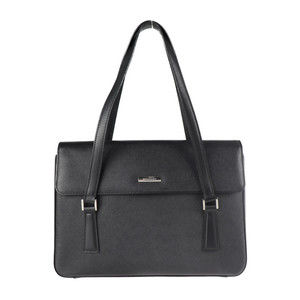 Burberry Shoulder Bag Leather Black